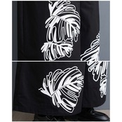 リーフ柄 ワイドパンツ 00151