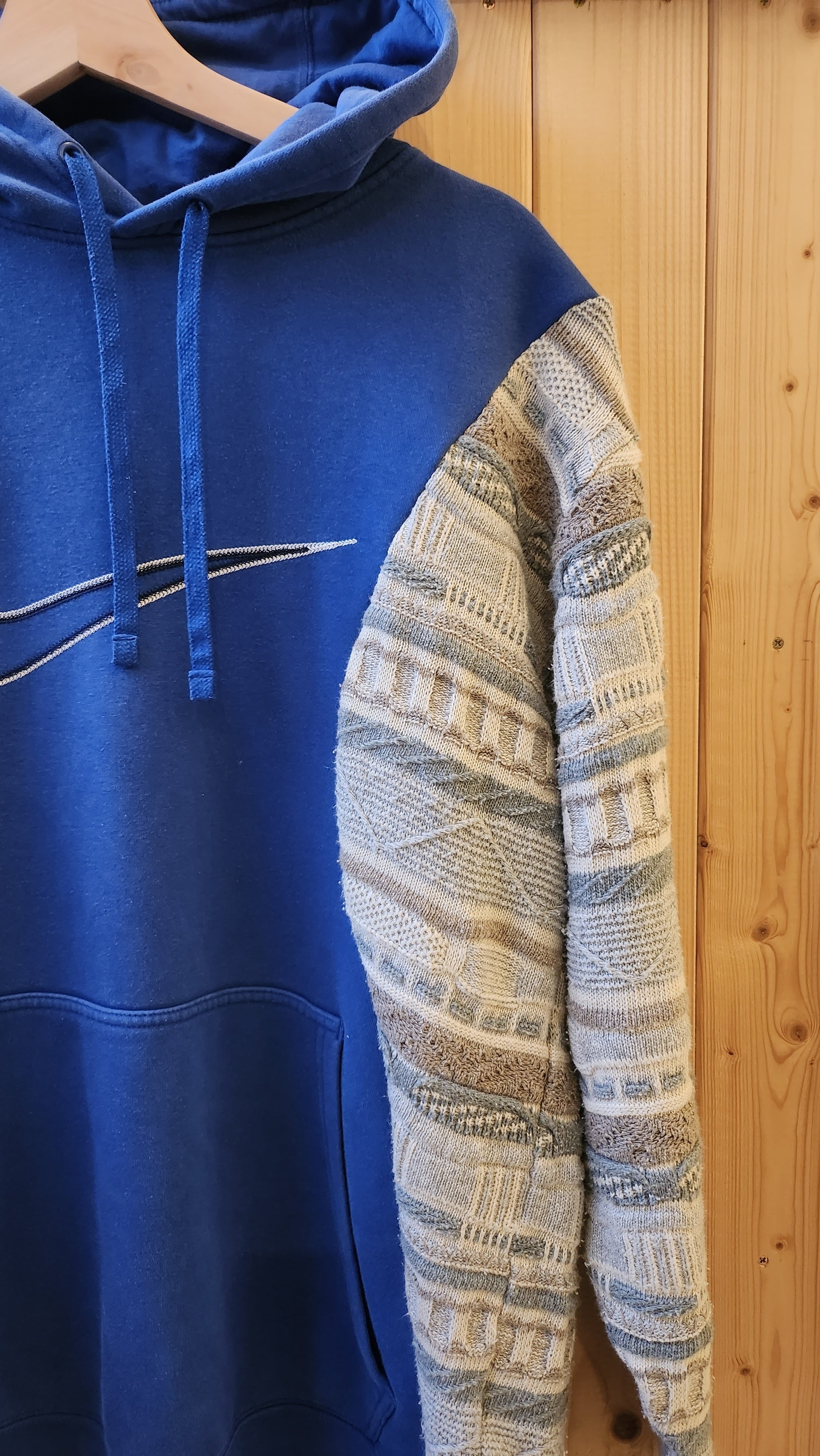 ナイキ×3Dニット リメイクスウェット フーディ XL | vintage. lab ナイキ×3Dニット リメイクスウェット フーディ XL | vintage. lab