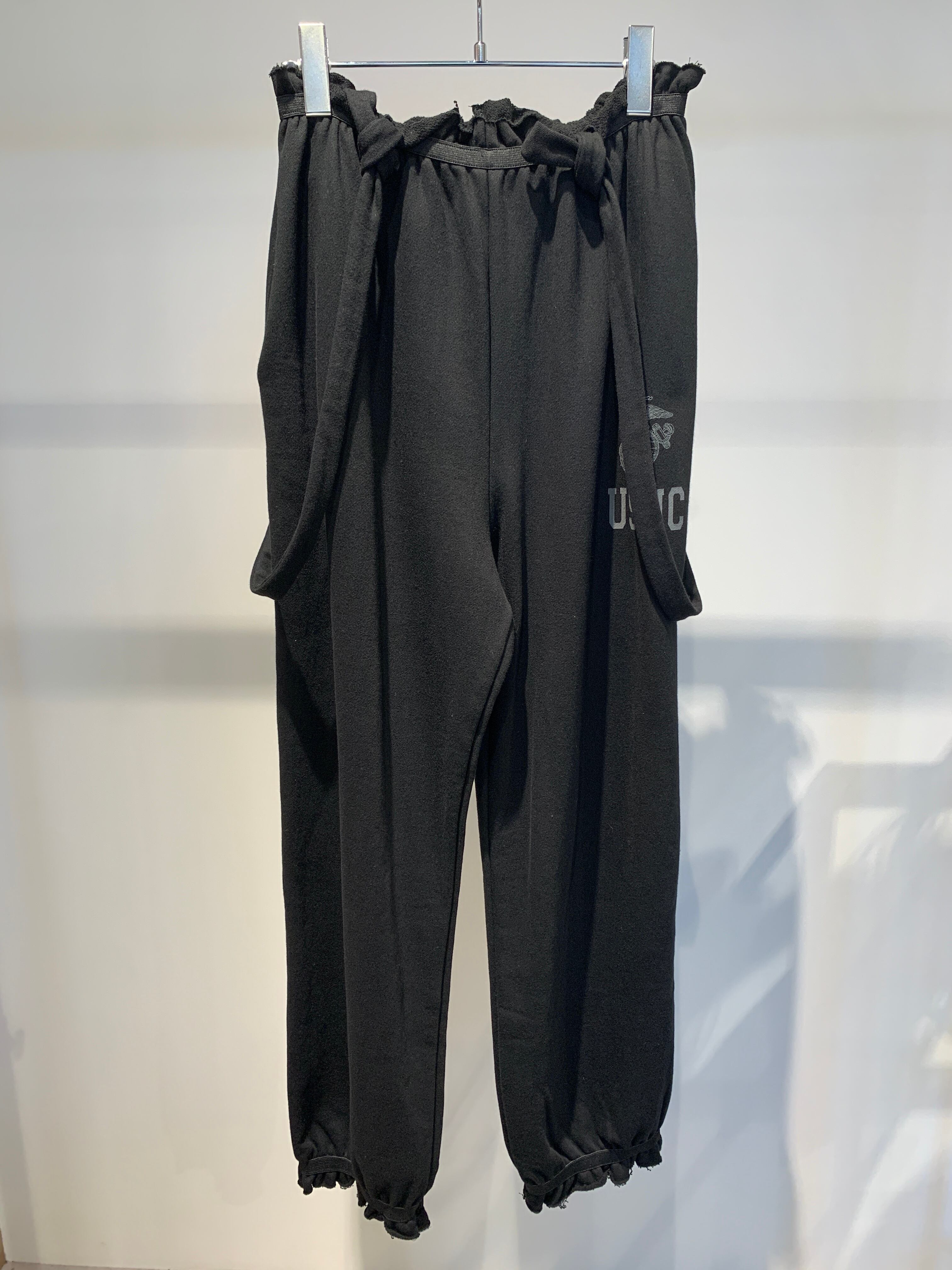 shoulder strap sweat pants