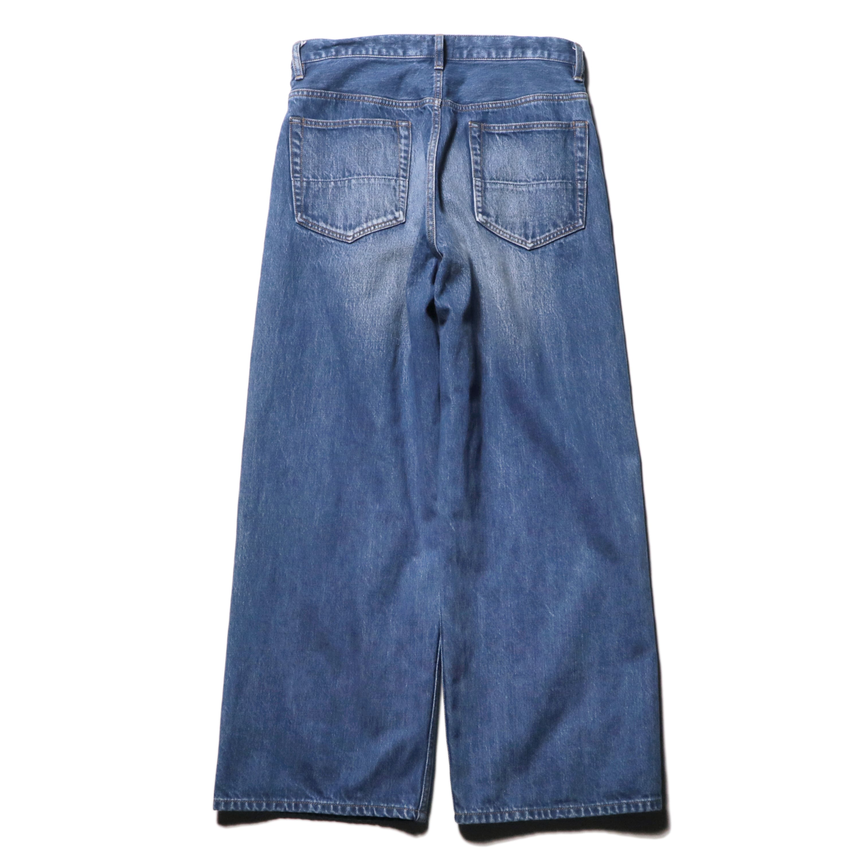 superNova. Wide selvedge jeans - Old vintage wash / Mid indigo