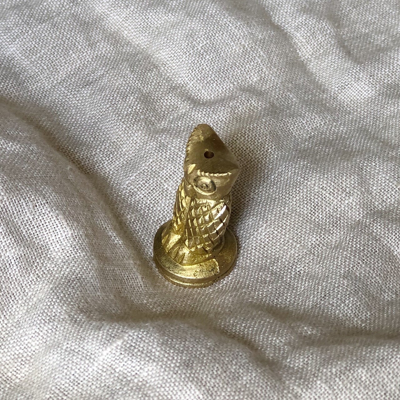 幸運のフクロウ【3cm】お香立て