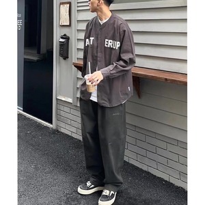 Wide tuck chino pants 1171