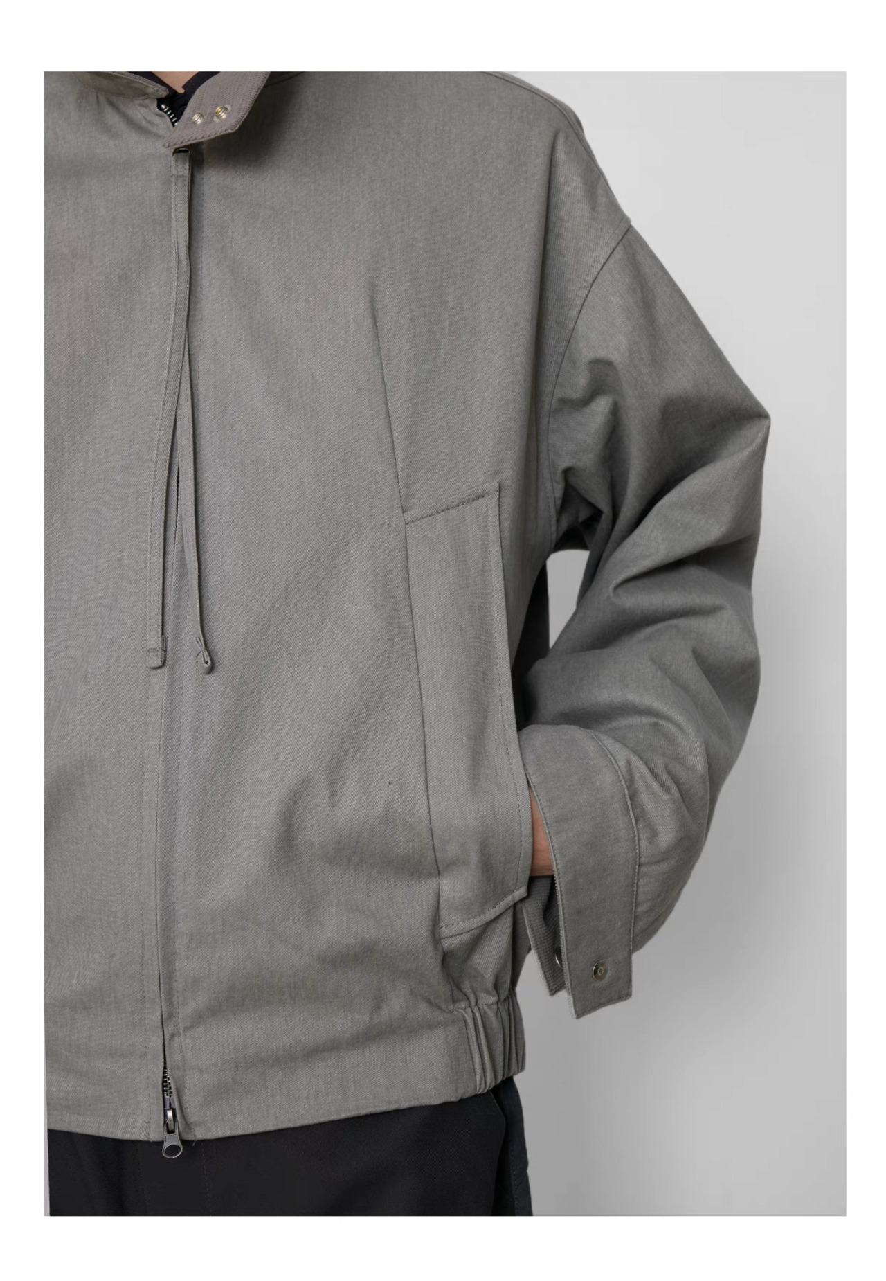 DECESOLO 25SS レトロウォッシュス ルーズウィングトップ