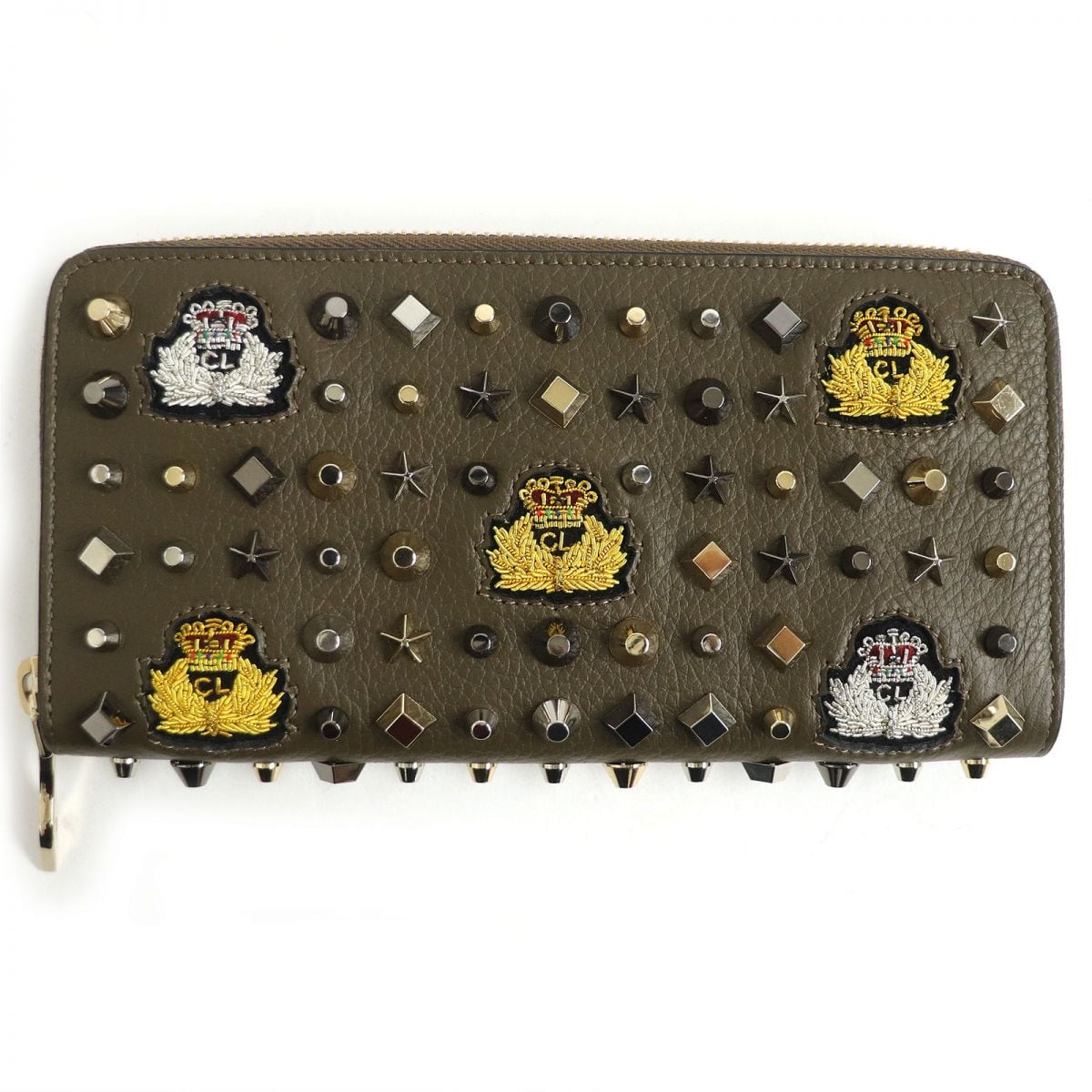 ⭐️ 極美品 ルブタン パネトーネ ラウンドファスナー 長財布 ブラック 鑑定済 ⭐️ 極美品 ルブタン パネトーネ ラウンドファスナー 長財布