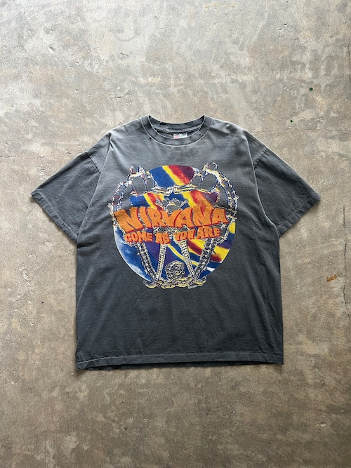 NIRVANA COME AS YOU ARE 両面プリント Tシャツ XL リメイク