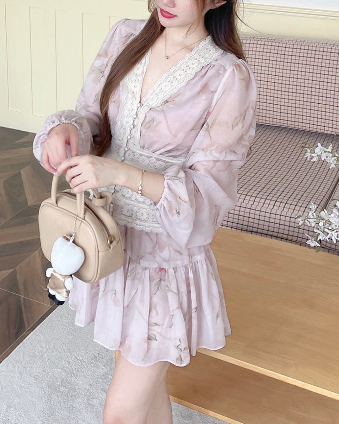 シフォンレースフラワー スカート(単品) 2508500B