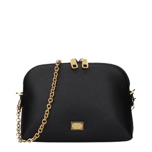 【新品】DOLCE&GABBANA ドルチェ&ガッバーナ レディース ショルダーバッグ レザー ブラック BI3353A507080999