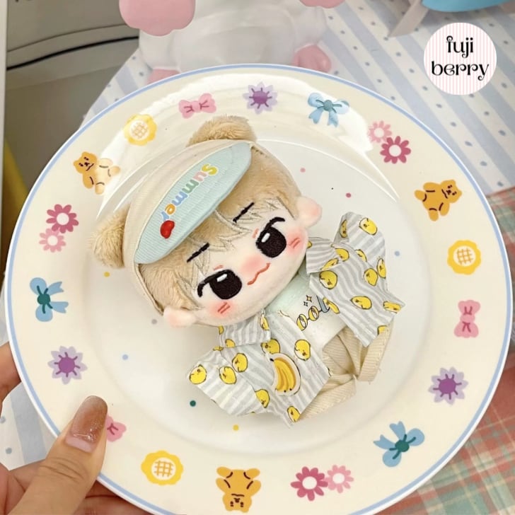 【10cmぬい服】夏シーソルトコーデ 10cm着せ替えぬいぐるみ いつぬい 棉花娃娃お洋服|fuji berry