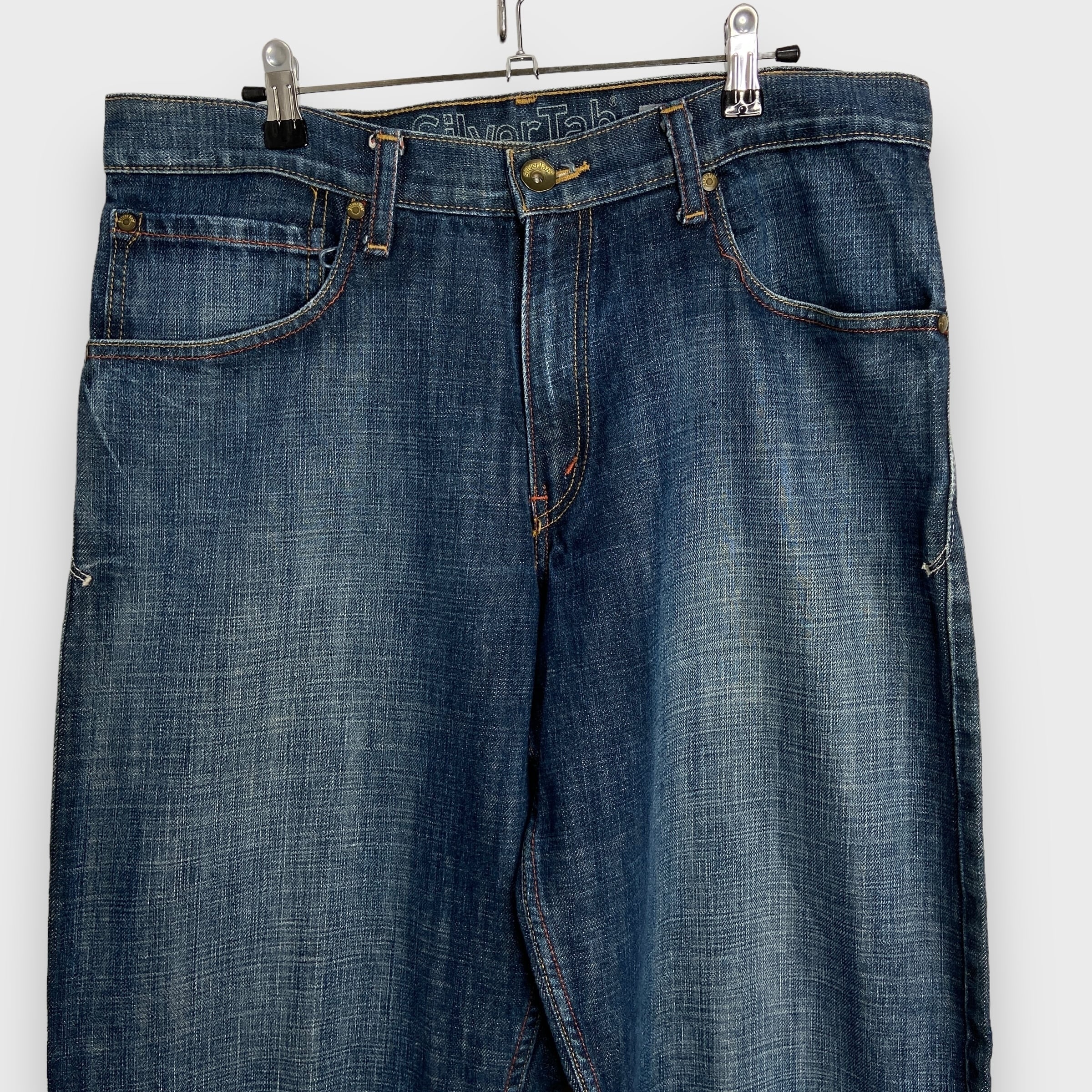 00s silvertab バギー ジーンズ w33 00s Levi's silverTab バギーデニムパンツ ワイド W33 | 古着屋 Uan
