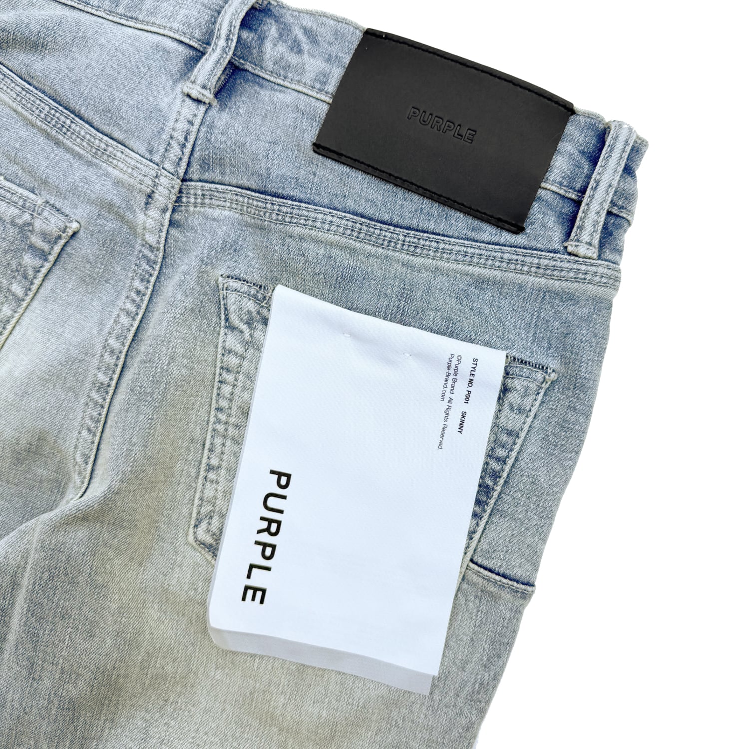 PURPLE BRAND スリムフィットホワイトデニム 30