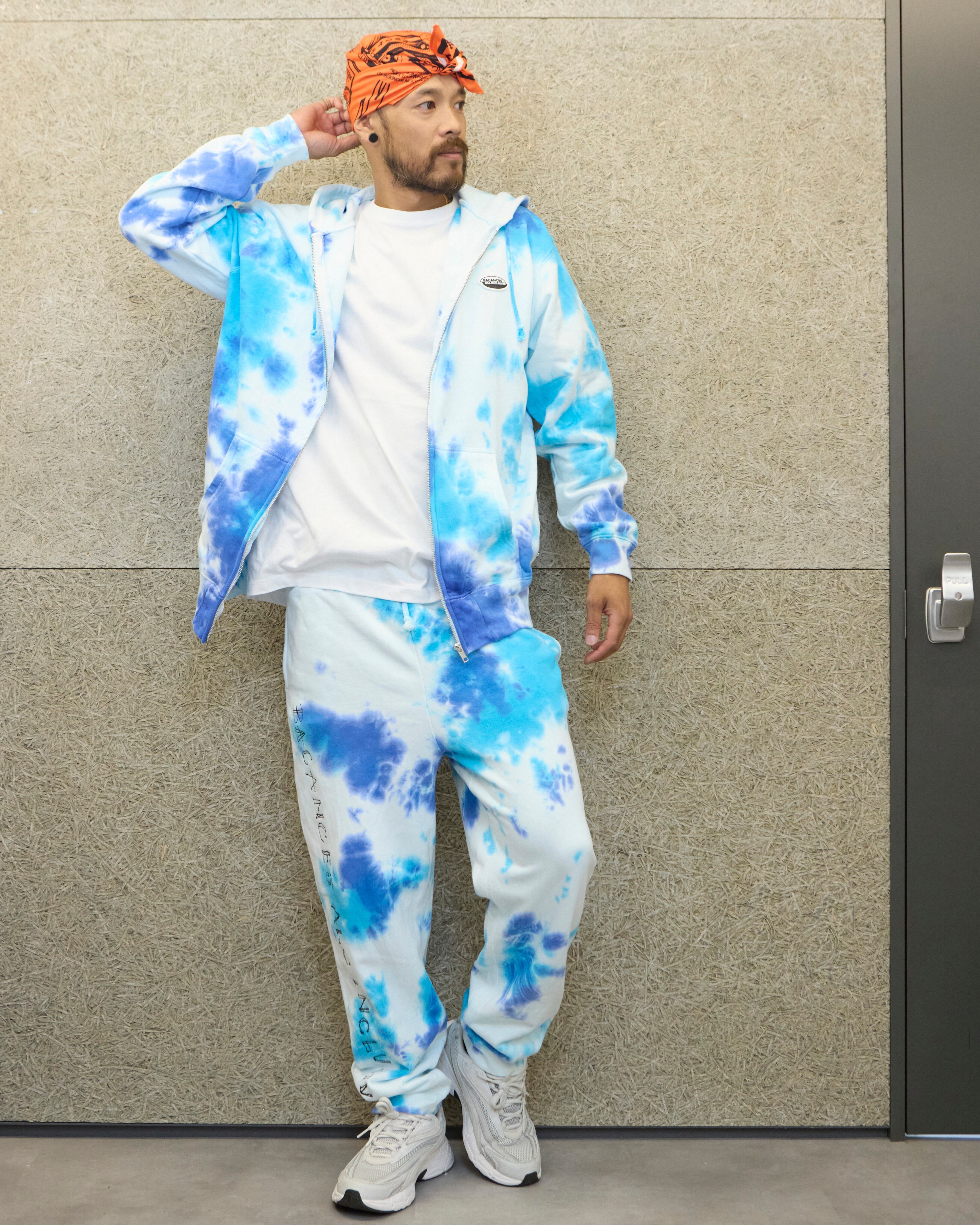 BLC TIE DYE SWEAT PANTS [ALEX LOGO] | bacances