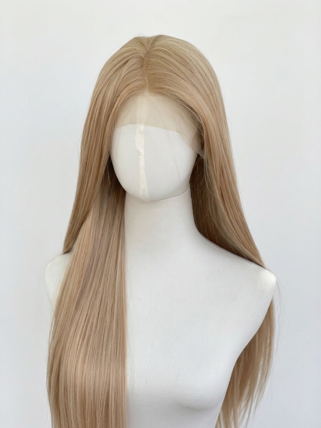 Premium - Honey Blond ハニーブロンド / 小型レースフロント【商品番号 2013】