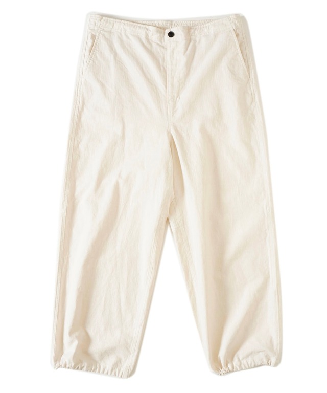 UNIVERSAL PRODUCTS/232-60503 PHATEE HEMP GARMENT DYED OVER PANTS(IVORY)