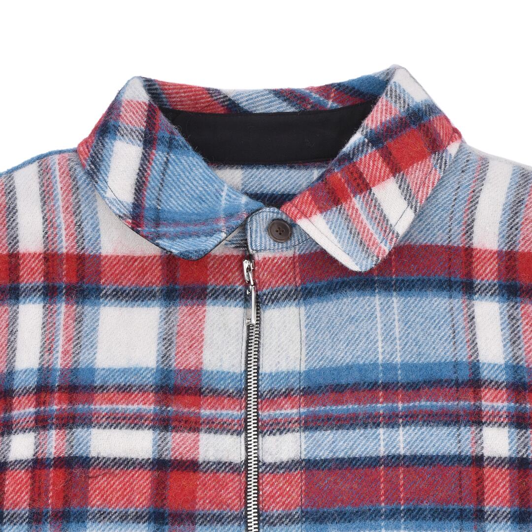 WE11DONE】CHECK ANORAK WOOL SHIRT | AYIN WE11DONE】CHECK ANORAK WOOL SHIRT | AYIN