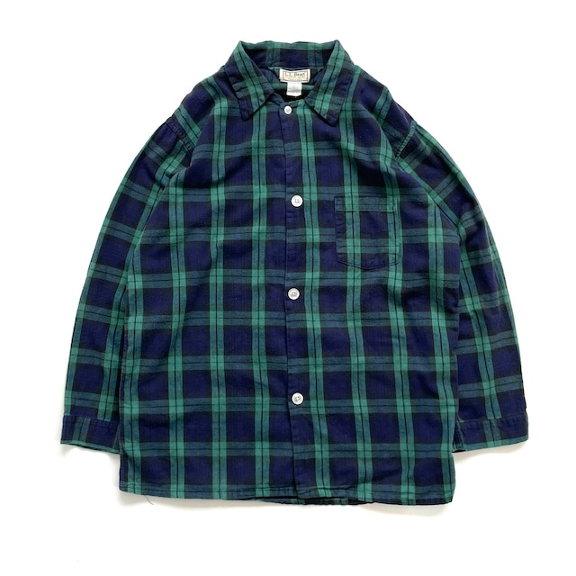USED 90’s L.L.Bean tartan check shirts - green