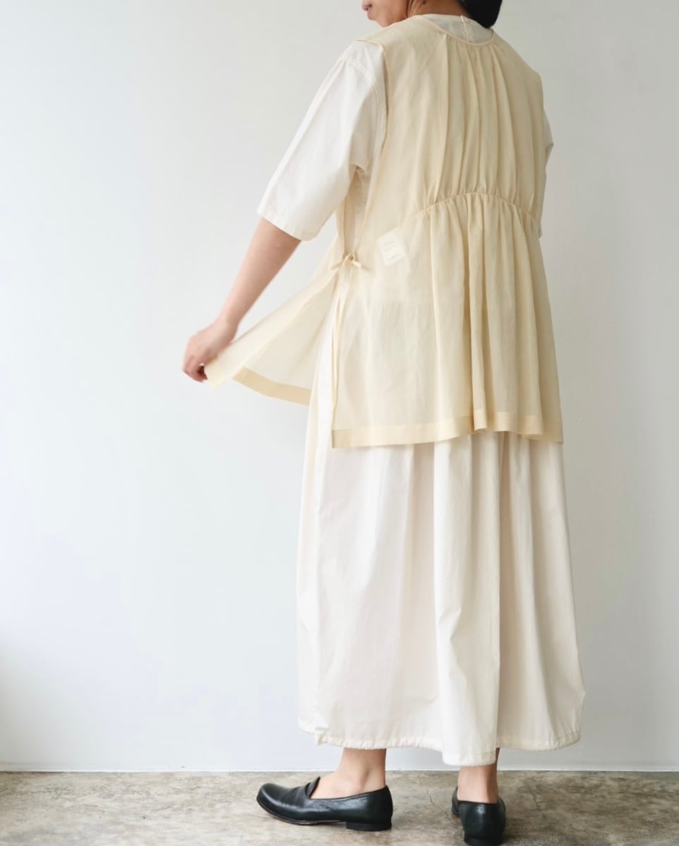 TENNE HANDCRAFTED MODERN 白 ワンピース F コットン TENNE HANDCRAFTED MODERN バルーンドレス | Vie