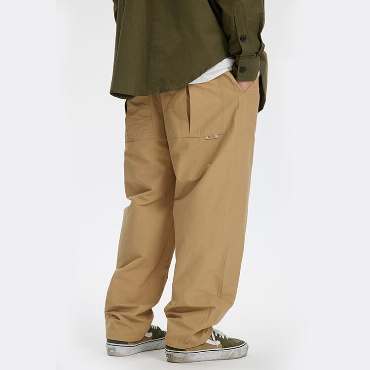 ★RETRO WIDE-LEG CASUAL PANTS　　　A0422