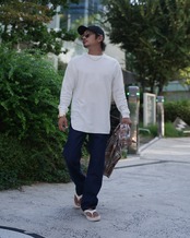 【#Re:room】ONE WASH STRAIGHT DENIM PANTS［REP303］