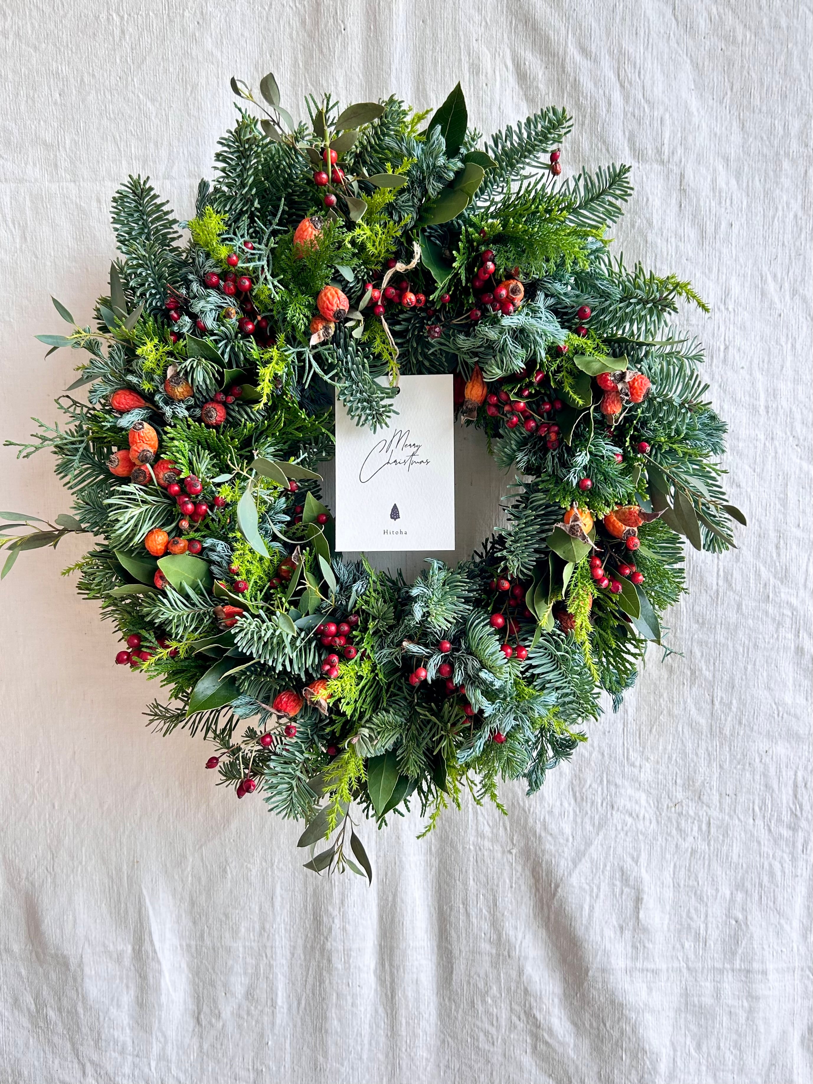 クリスマスリース”ベリーベリー”