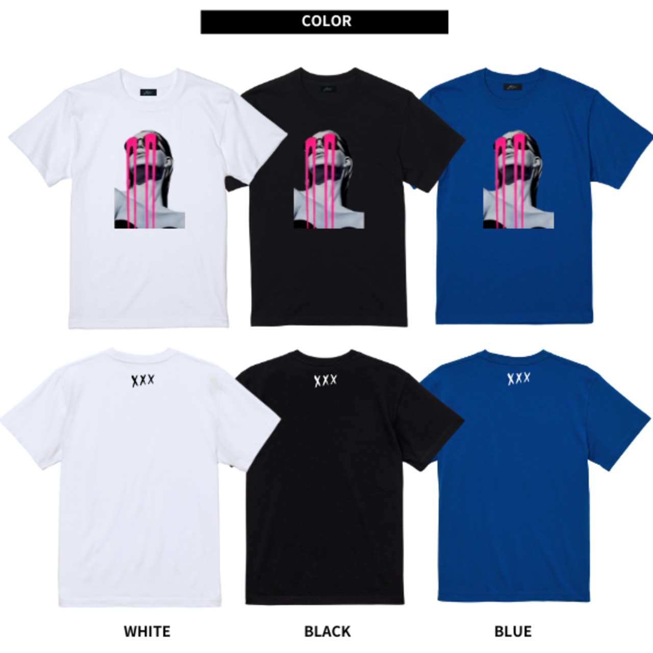 EIPOC PARIS 「"Woman Tears #B" S/S T-Shirts Black/White/Blue」 - 11