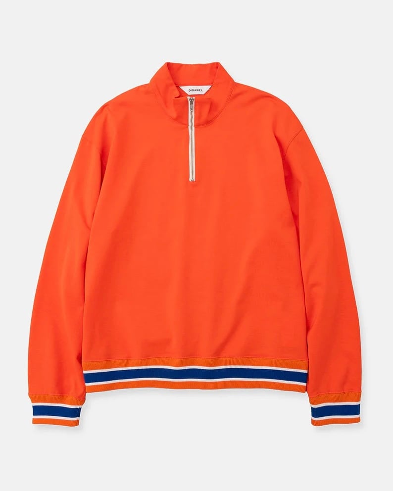 DIGAWEL HALF ZIP BLOUSON ディガウェル DIGAWEL / Half zip P/O (ORANGE) | THE MODERN AGE