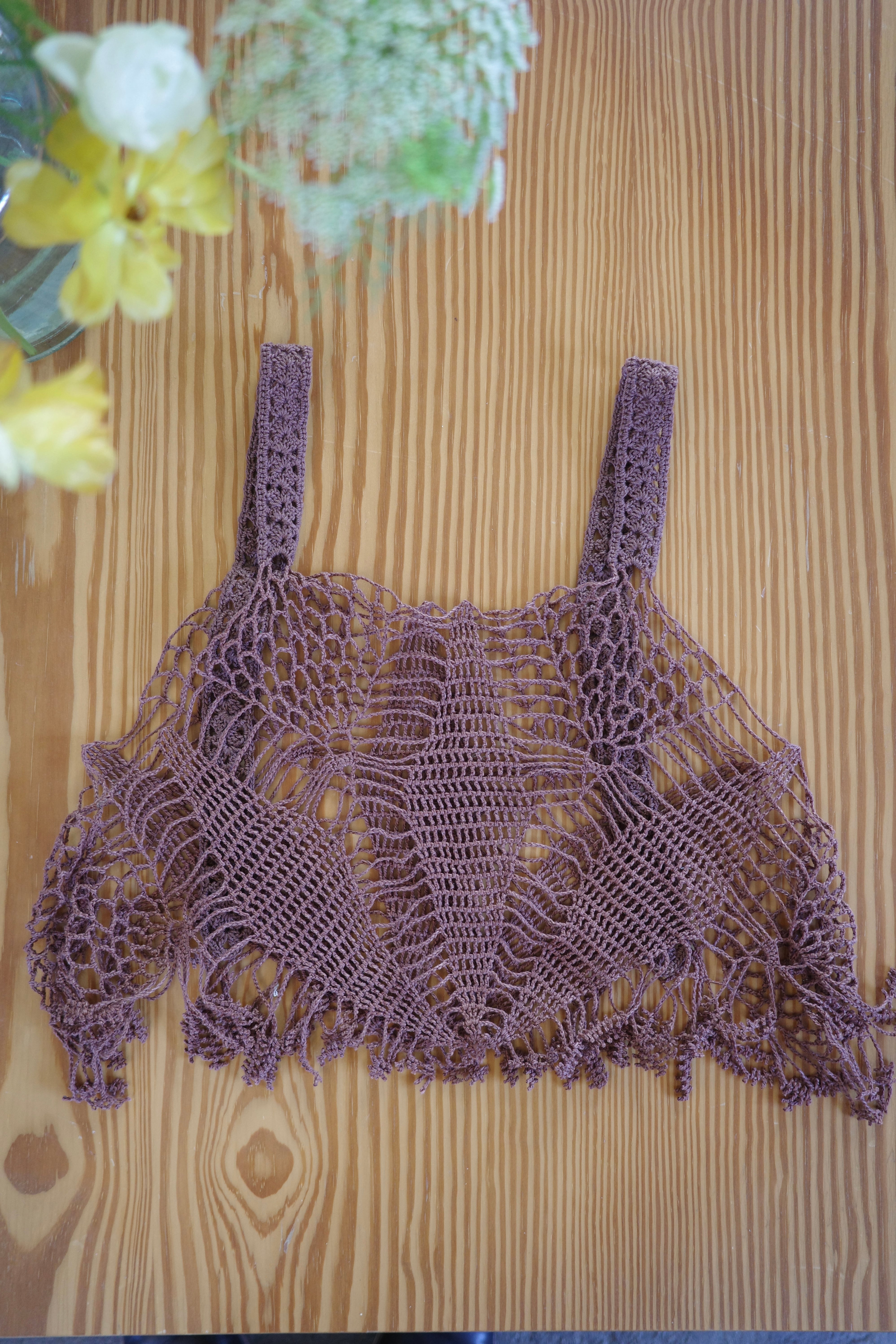 〈vintage〉remake lace bustier ⑤