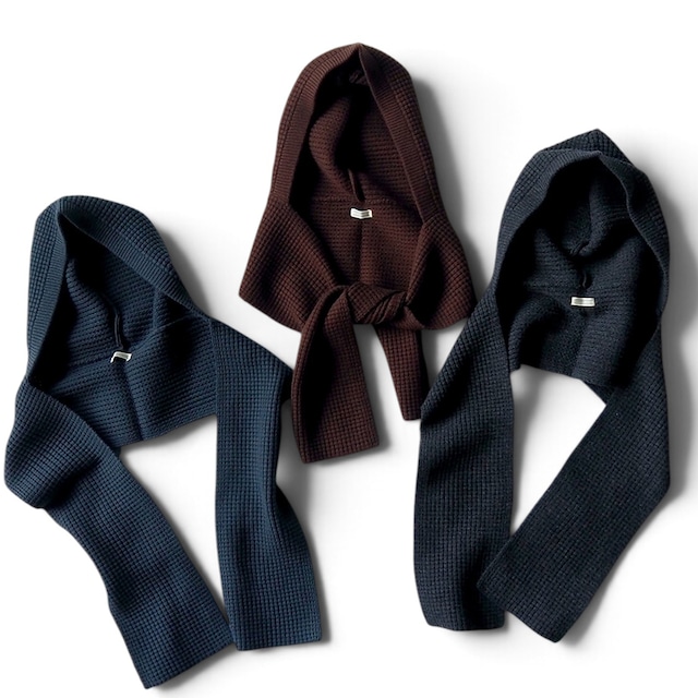 COMFORTABLE REASON, Wool Hood Scarf