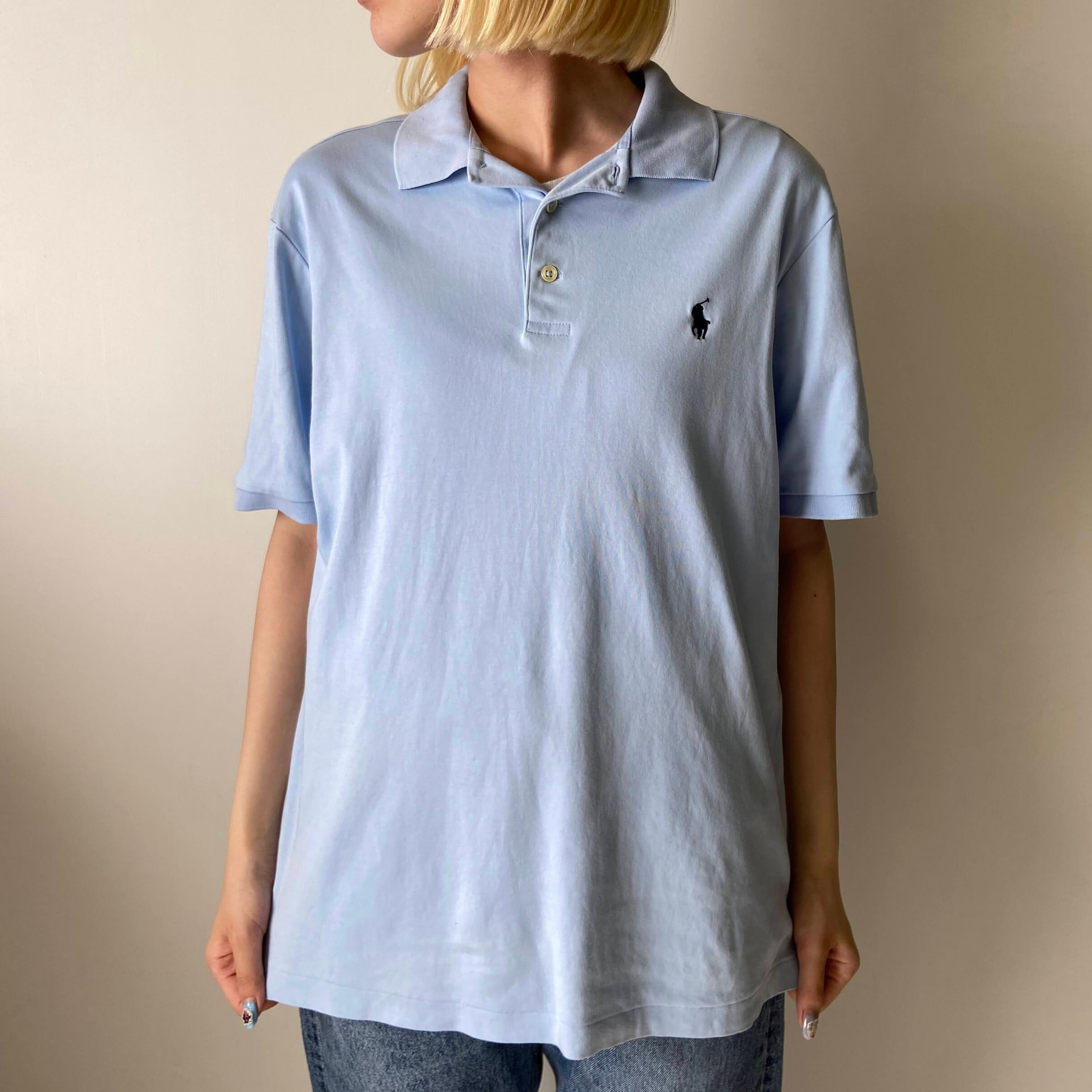 Polo Ralph Lauren ポロ ラルフローレン Tシャツ地 ポロシャツ メンズS 