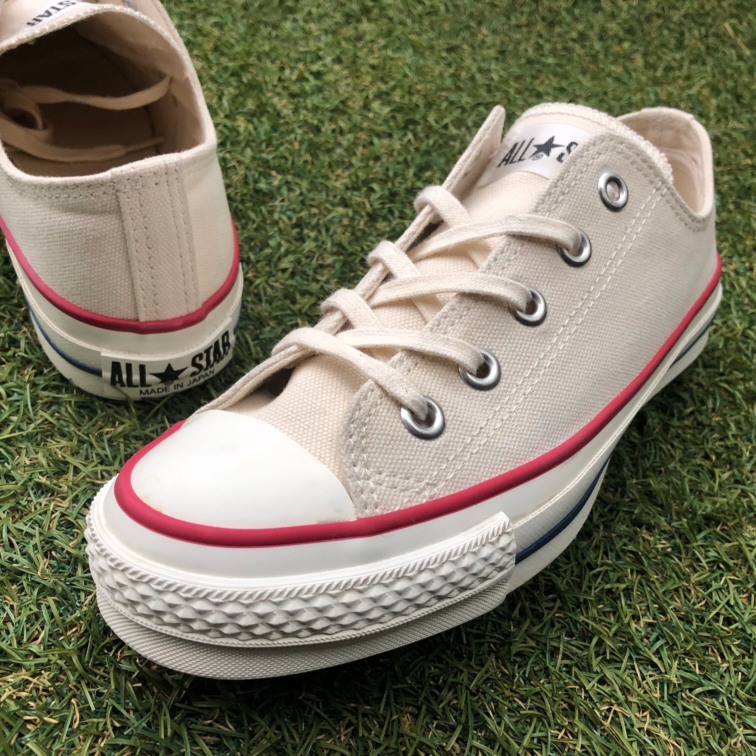 美品23 日本製！converseコンバース オールスター J OX HW495