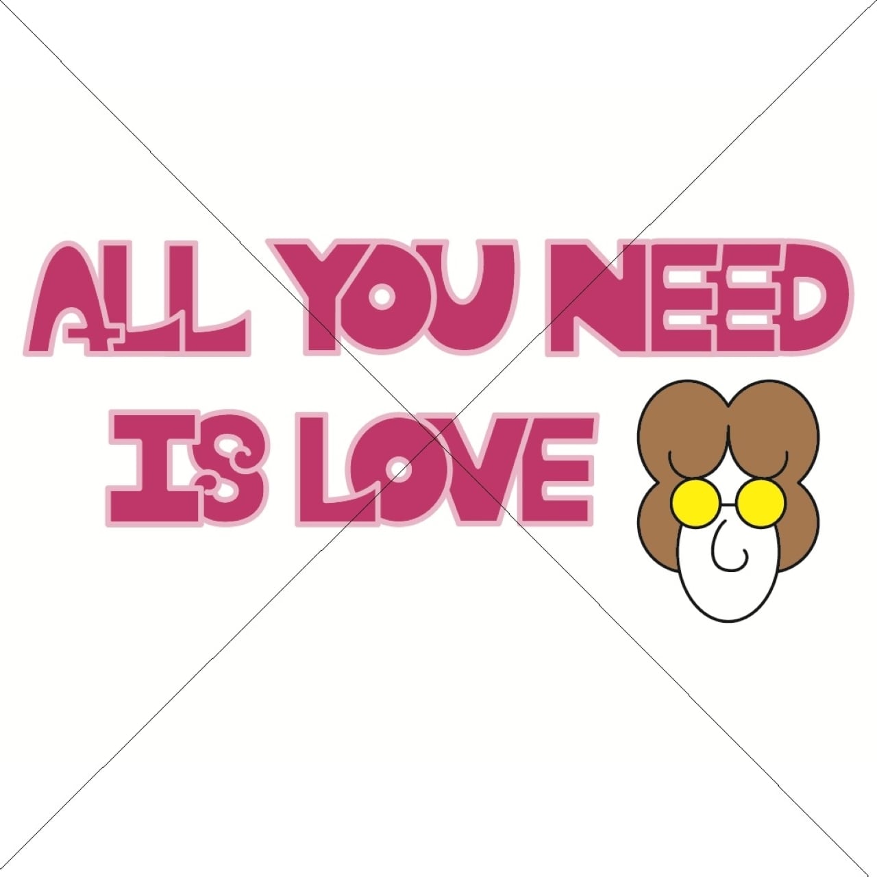 DHD(M)035【キャンパスフラットポーチ（ミッドナイトブルー）　ジョンおじさんⅡ】