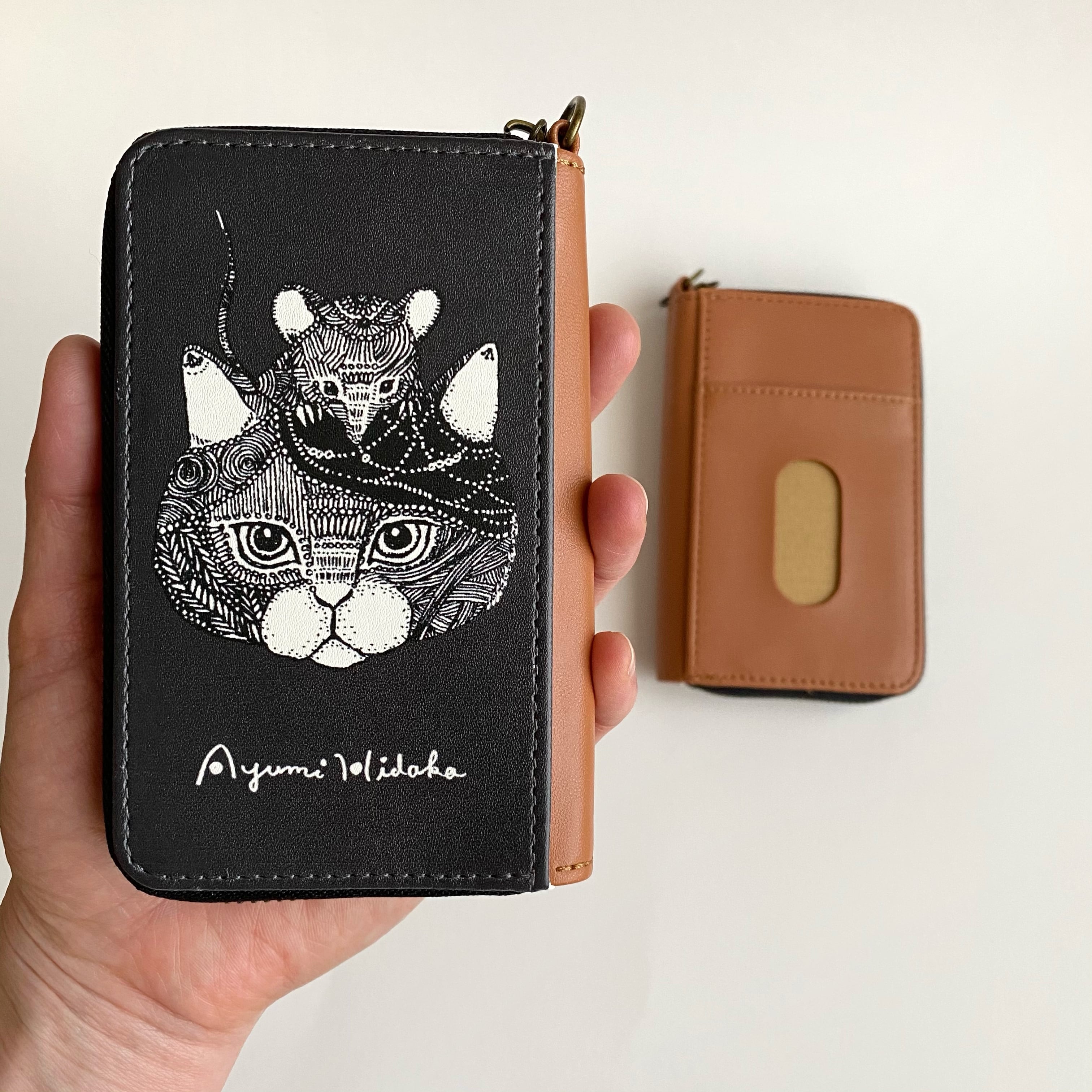 ネズミとネコのミニ財布 コインケース・パスケース | 日高あゆみ