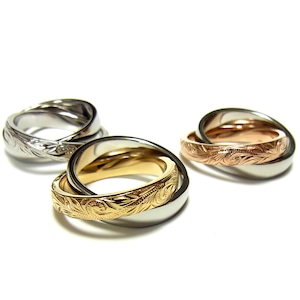 Hawaiian jewelry double  ring（grs8653）