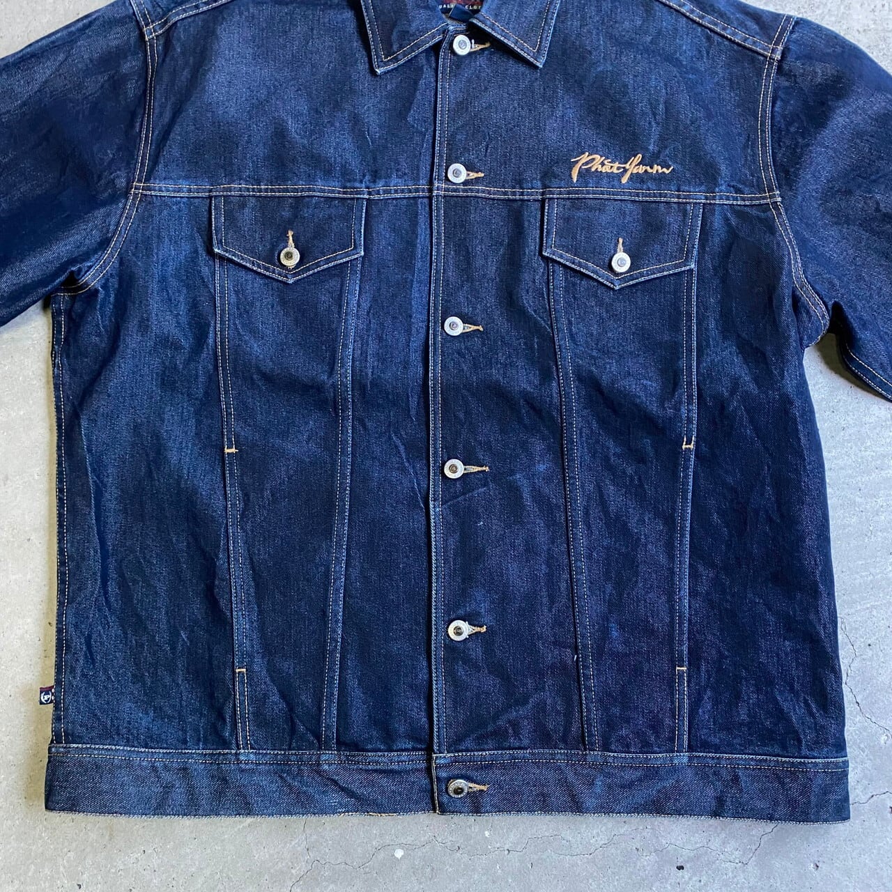 ビッグサイズ 00年代 PHAT FARM ファットファーム デニムジャケット 