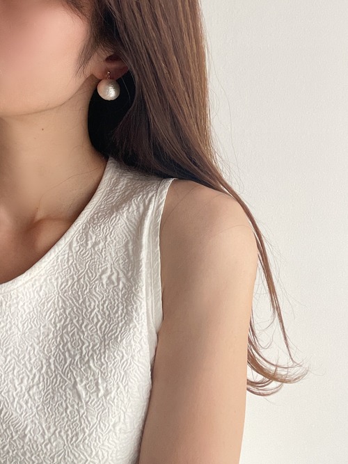 (即納) Fil. / Swing pearl earrings ｜ 2color