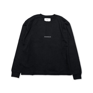 BASIC LOGO Crew Neck ロングT-SHIRT/BLACK-unisex-