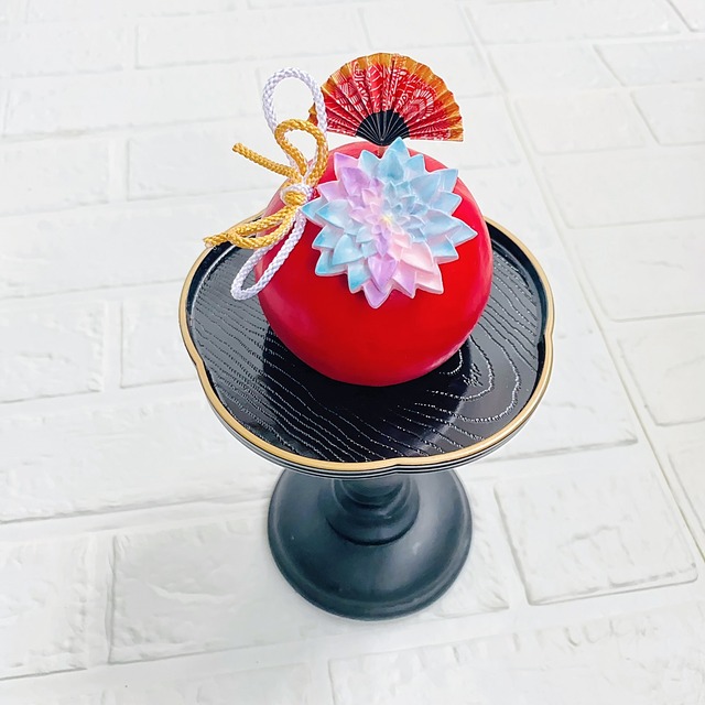 wagashi and origami cakes