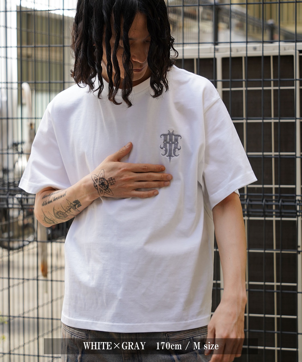 ◆シンプル ロゴ 刺繍 Tシャツ◆RP-26006
