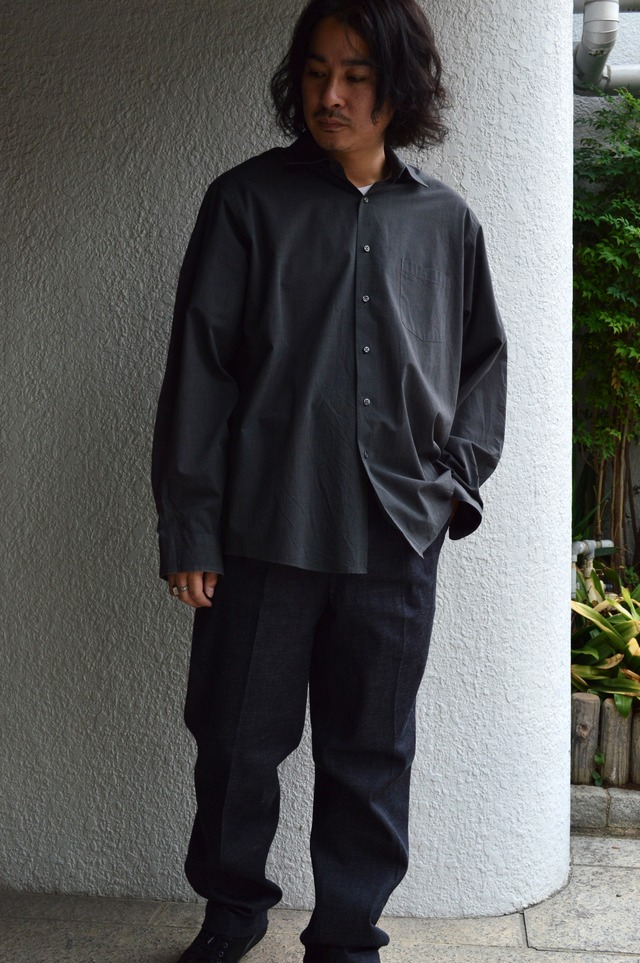 Sugar&Co 1Tuck Rigid Denim Trouser by Daddy's Pants Regular Fit From JPN Okayama Denim Slacks シュガーアンドコー デニムスラックス リジッドデニム 日本製