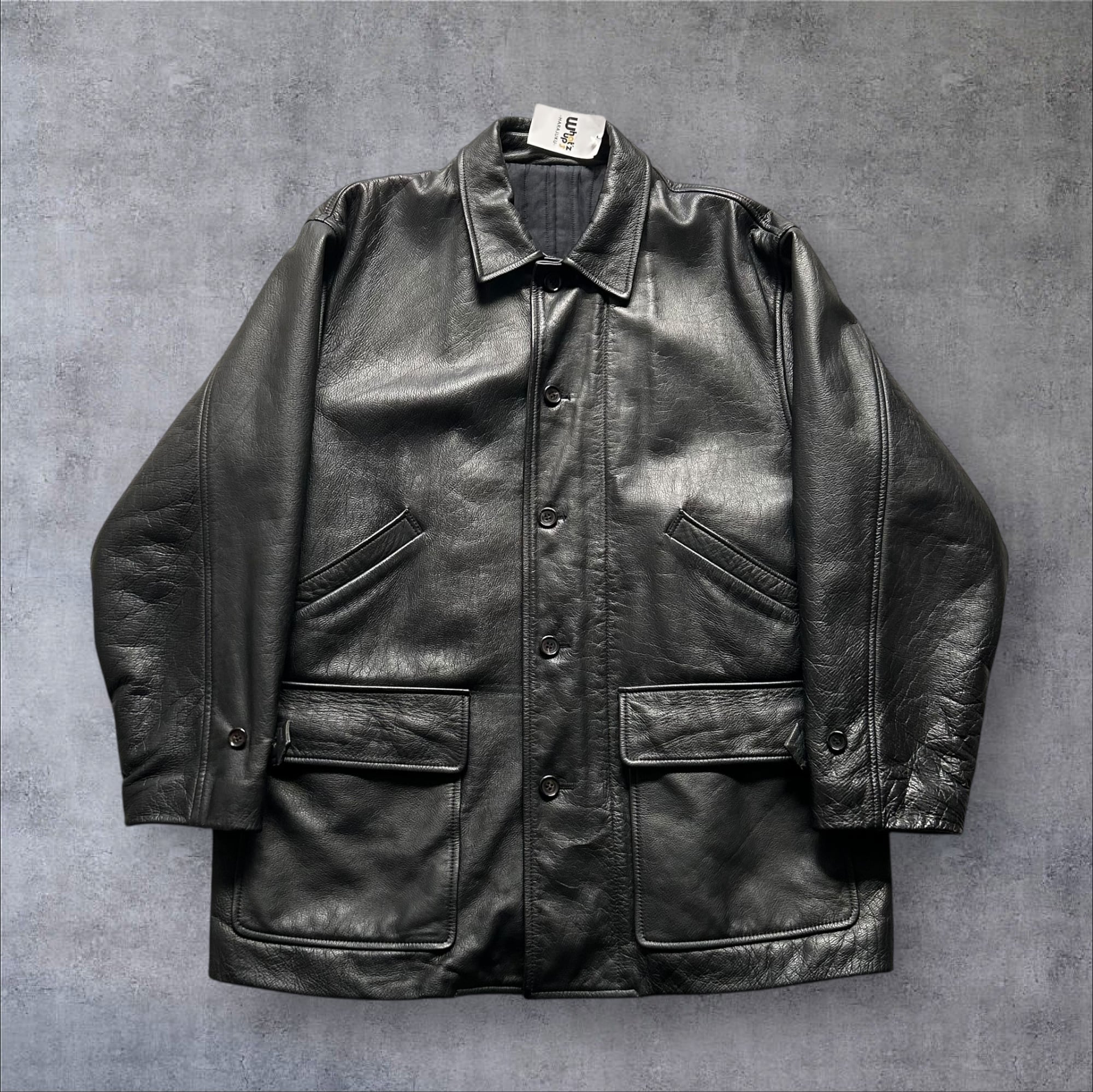 Special!! 1988s COMME des GARCONS HOMME Leather Half Coat【高円寺店】
