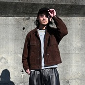 CCU(シーシーユー)TRUCKER JACKET26SS新作コーディネート