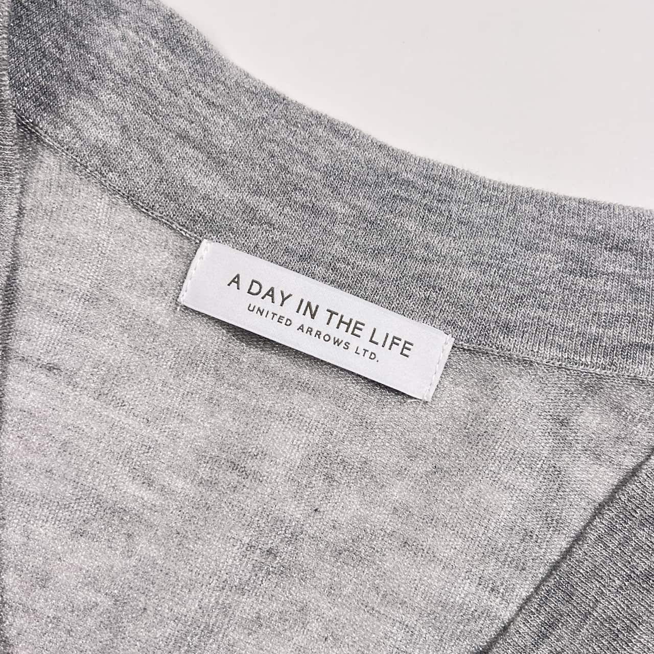 A DAY IN THE LIFE アデイインザライフ ラメ感 Vネック ニット カーディガン /グレー系 レディース ユナイテッドローズ