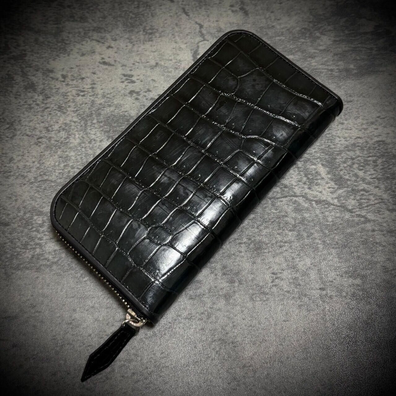 VALLGOクロコダイル長財布 クロコダイル 長財布 メンズ レディス 大容量 長財布 ワニ革 腹部 一枚
