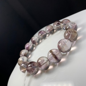 アメジストエレスチャルブレスレット