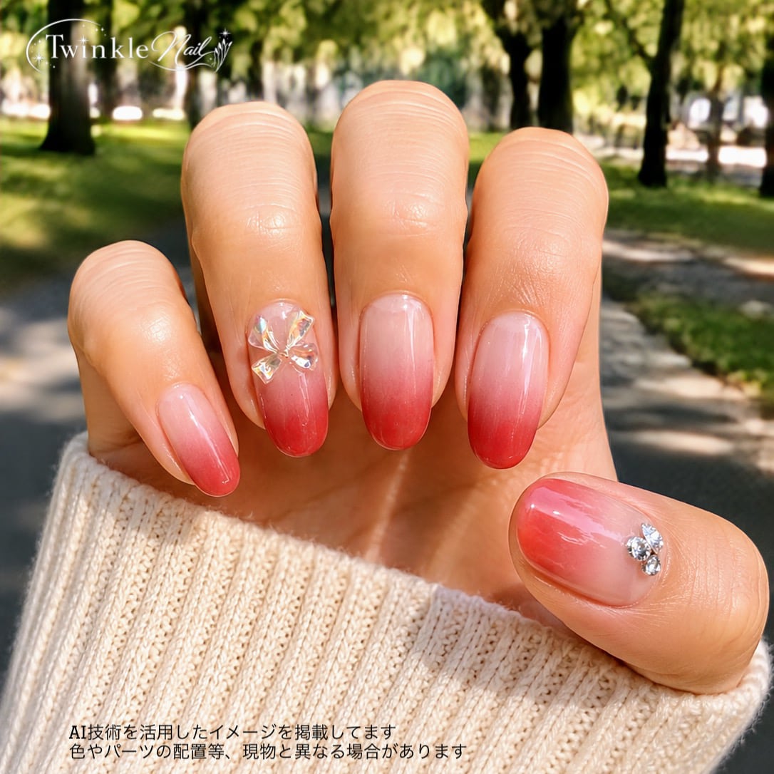 ブライダルネイルチップ ネイルチップ【4120】ミラーフレンチネイル | Twinkle Nail
