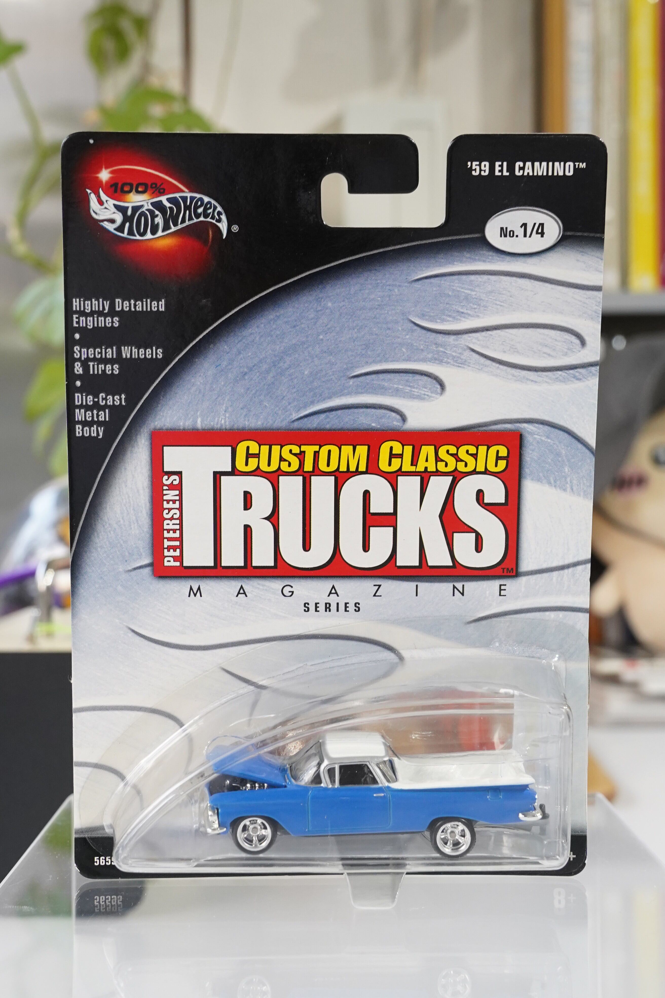 【100% Hot Wheels】’59 EL CAMINO No.1/4|Custom Classic Trucks Magazine Series|未開封