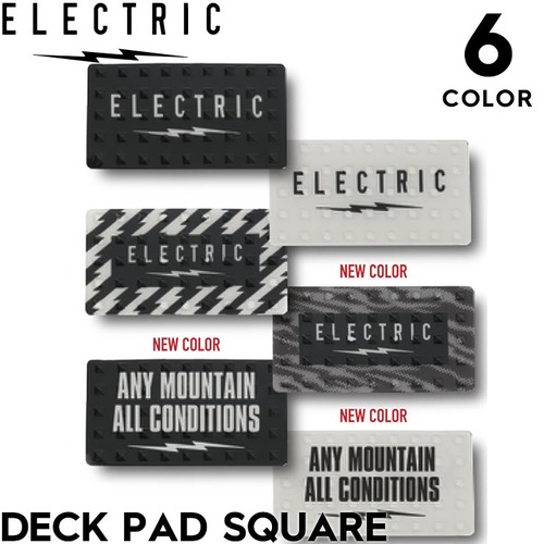 ELECTRIC エレクトリック DECK PAD SQUARE デッキパッド スノーボード 滑り止め EA108 日本代理店正規品