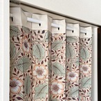 【受注生産】 アコーディオンカーテン  ウィリアムモリス クライストチャーチ 幅96x丈200cm