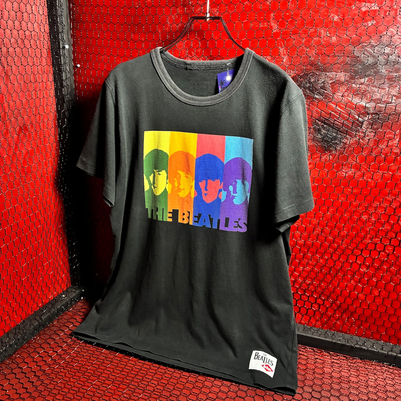 Lee Cooper ×The Beatles バンドTシャツ 黒 ビートルズ