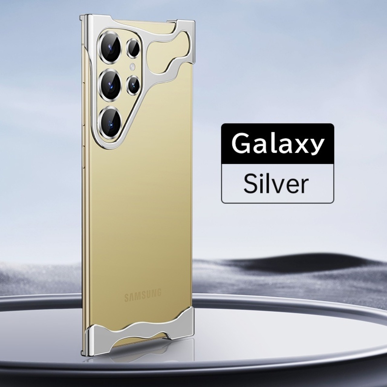 ◆Galaxy S25/S24/S23/Plus/Ultra◆ Aluminum Alloy Bumper Phone Case + Lens Film / アルミニウム バンパーケース + レンズ フィルム スマホケース