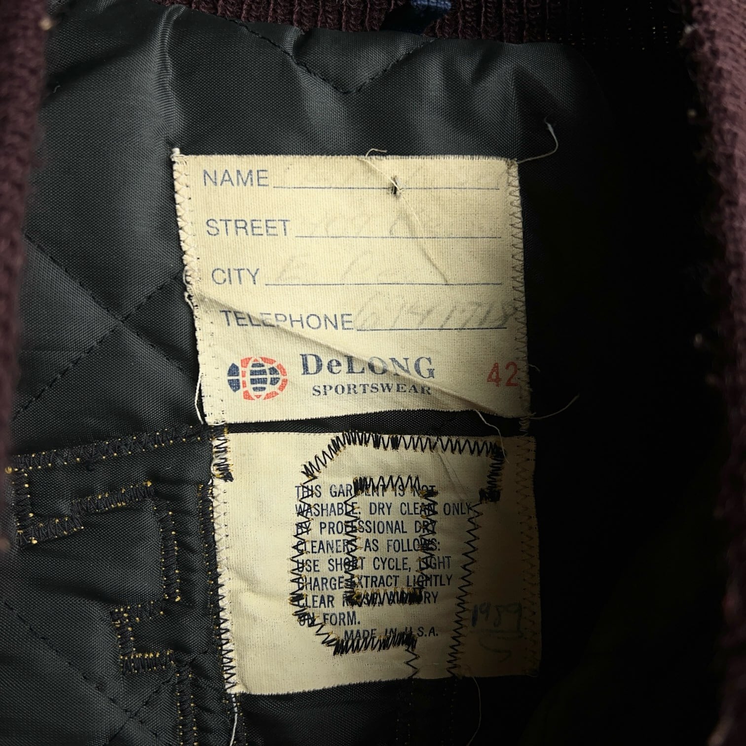 1980's EAST PEORIA RED RAIDERS AWARD JACKET 80年代 スタジャン